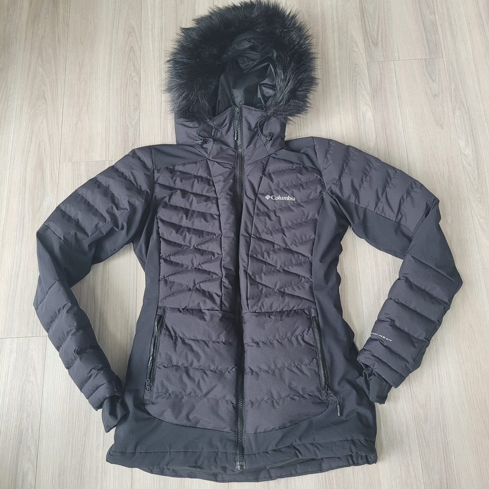 Columbia Women's Black Hooded Jacket